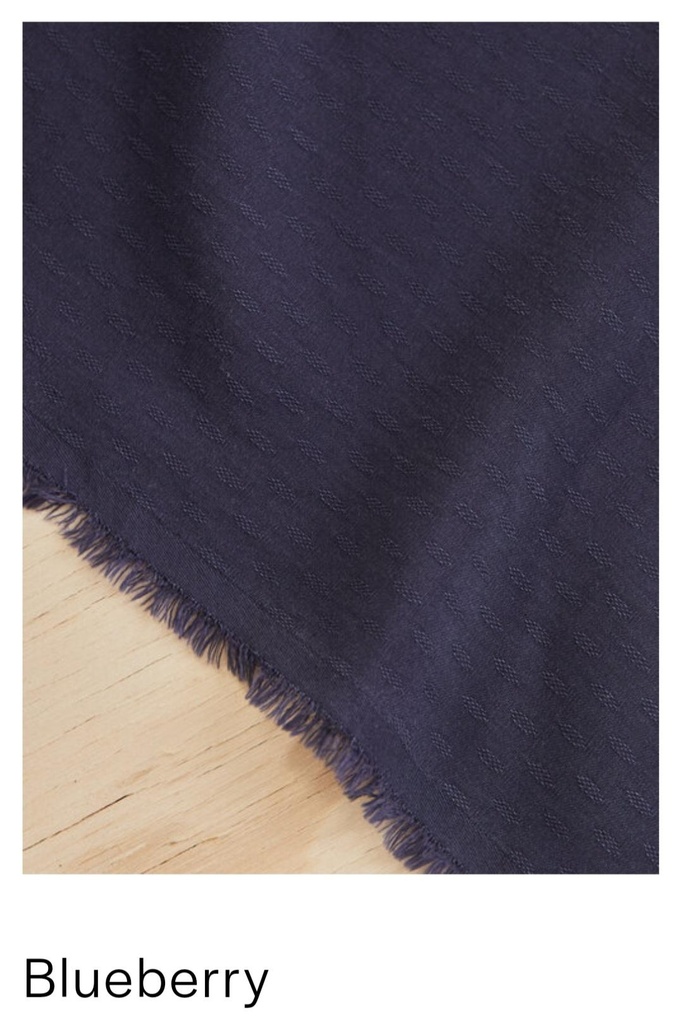 Haut décolleté à noeud en Tencel - Noir